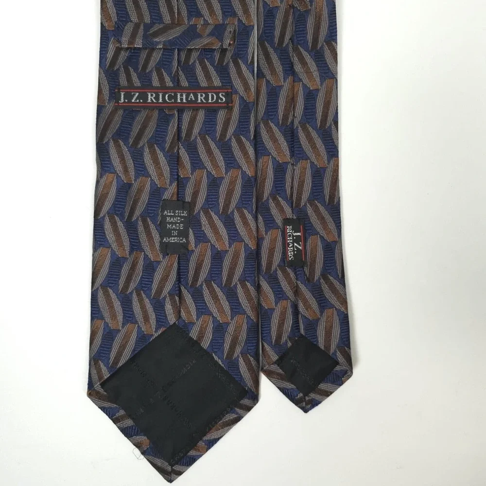 J.Z. RICHARDS‎ ALL SILK HAND MADE IN USA 🇺🇸 Ties LOT Of 4 Multicolor
